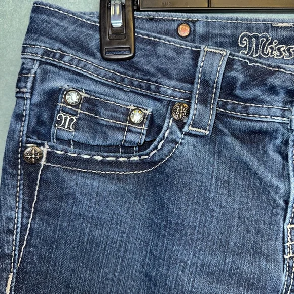 Women's Miss Me Skinny Jeans Size 27 Blue - Picture 7 of 8